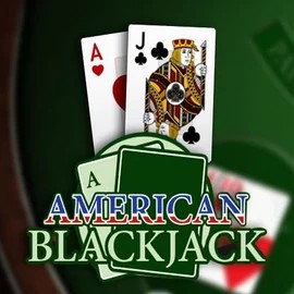 Logo of American Blackjack from Habanero at Rocket Riches Casino