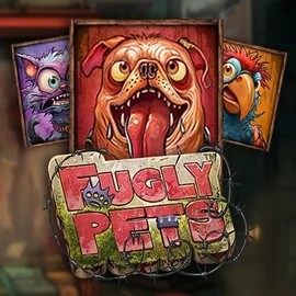 Fugly Pets casino game by Stakelogic – featured logo at Rocket Riches Casino