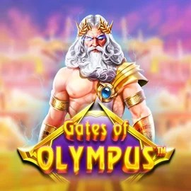 Gates of Olympus slot logo by Pragmatic Play at Rocket Riches CasinoGates of Olympus