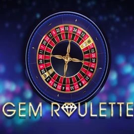 Gem Roulette slot logo by iSoftBet at Rocket Riches CasinoGem Roulette