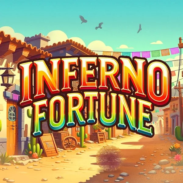 Inferno Fortune logo by Atomic Slot Lab at Rocket Riches CasinoInferno Fortune