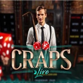 Enjoy Live Craps by Evolution – logo hosted on rocketrichescasino.eu.com