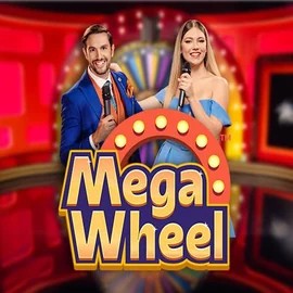 Mega Wheel game by Pragmatic Play – logo hosted on Rocket Riches Casino
