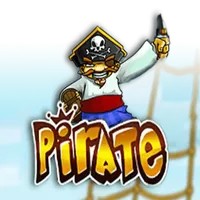 Pirate Slot slot logo by Igrosoft at Rocket Riches CasinoPirate Slot