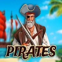 Pirates slot logo by Fazi at Rocket Riches CasinoPirates