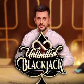 Unlimited Blackjack logo by Ezugi at Rocket Riches CasinoUnlimited Blackjack