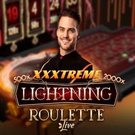 XXXtreme Lightning Roulette logo by Evolution Rocket Riches Casino